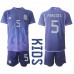 Argentina Leandro Paredes #5 Replika Babykläder Borta matchkläder barn VM 2022 Korta ärmar (+ Korta byxor)